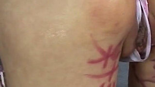 Bound Brunette Babe in Intense Fetish Orgasm Session