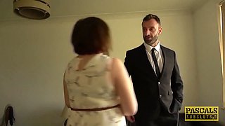 Fatty uk submissive disciplined in cruel xxx game