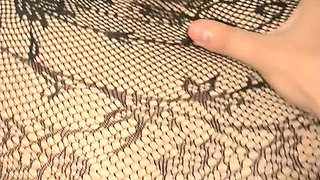 Big ass in lingerie makes him cum fast