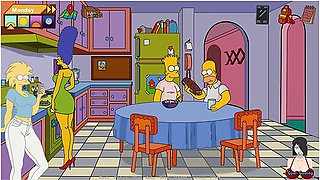 The Simpsons Parody Lustfield V0.1 All Sex Scenes With Car Toon And Marge Simpson