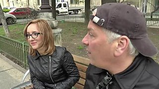 German Brunette Chick Pick Up and Hardcore Pussy Fucking with Big Tits and Big Ass