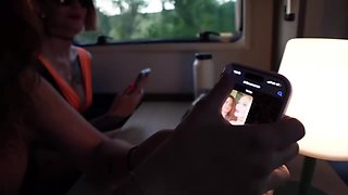 partie de cul dans la camping car avec naomie et kat