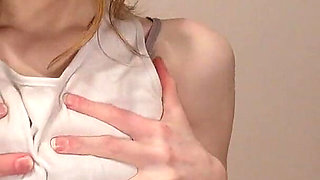 Massaging and Self Sucking My Small Tits