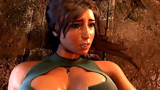 Lara Croft 3D sex creampie