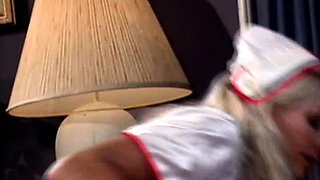 Blonde with Big Boobs Gives Blowjob to Her Dildo on Liv more