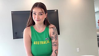 Foreign stepsister delivers intense sensual passion with passionate curves