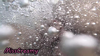 Public Pool Stepsister Dick Flash Risky Handjob Crowd Watching Cumshot 4K