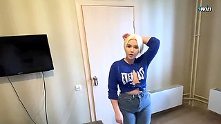 Amateur beauty's raw passion erupts in a wild, intimate sensual storm