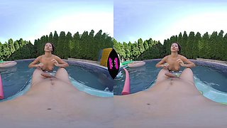 With Paula In The Pool