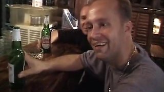 Mature Busty With Hairy Pussy Fucked And Cummed In Mouth In The Back Of The Pub