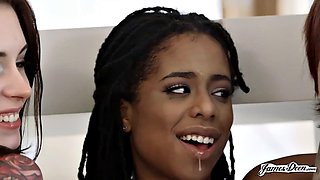 Kira Noir, Sheena Rose, Anna De Ville and Lily Starfire Suffer Deep Anal Poundings in Hardcore BDSM