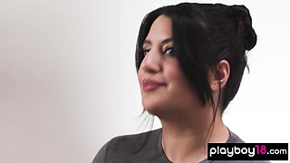 Arab BBW MILF toying her exotic pussy