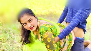 Bhabhi Devar Outdoor Sex in Hindi - Doggy Style Fucking in Field with Big Cock