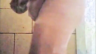 Foamy Shower of a Mature Veteran