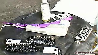 Ramming Hard Shaved In Shoes