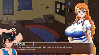 One Piece - Pirate Trainer Part 6 Nami's Big Breats by Loveskysanx