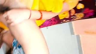 Step Sister Jerks Step Brother's Dick in Bedroom Then Gets Fucked - Indian Amateur Creampie