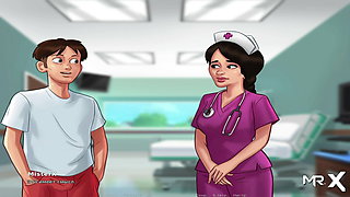 SummertimeSaga - Cum in Girl's Mouth in Hospital E3 #17