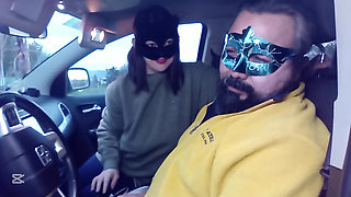 Face slapping in the Car