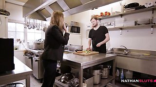 Nathan Sluts featuring Blanche Bradburry and Ally Breelsen's ffm in threesome xxx