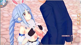 [hentai Game Koikatsu! ] Sex S Re Nula Velke Kozy Vtuber Usada Pekora.3dcg Eroticke Anime Video