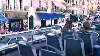 Amateur hottie fucked outdoor in public