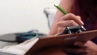 Hot Teacher Gives Footjob on Pervert Observer - Footjob - Foot Worship - Feet Sniffing - Smelly Feet -