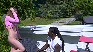 Eva Barbie Gets Rough BBC Anal Outdoors