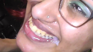 Cosplay Girlfriends Desi and Samantha Share Cocks and Spunk