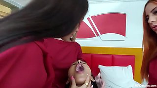 The Dirty Spitting Initiation for the Slaves Girls