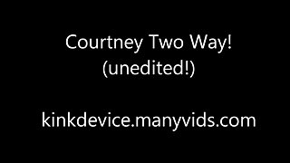 Webcam skinny brunette plays her squirt pussy