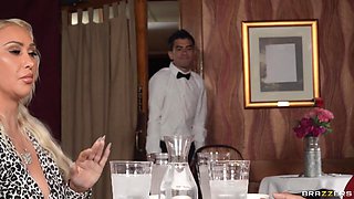 Waiter Gets Served A Big Round Ass With Jordi El Nino Polla, Nina Kayy, Jamie Knoxx - Brazzers