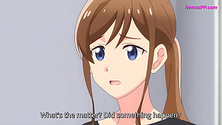 Cute Brunette With Big Boobs Quick Blowjob Before Sleeping - Uncensored