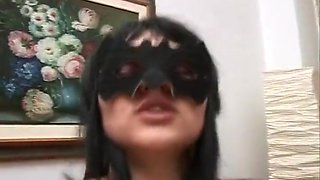 Sweet Italian Brunette In Mask Fucked Hard