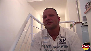 Sexy German Babe with Beautiful Tits Making a Dude Explode