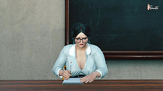 Hot Indian MILF Stepmom Has Rough Sex with Stepson as He Passes His Exam