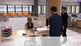 Stepbrother Catches Wife Melody's Cleavage - Amateur Blonde MILF Nude Scene