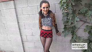 Slave latin Holly Hendrix's rough & raw rectal dicking!
