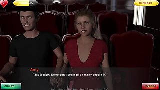Hot Indian Wife Cuckolded in Public Theatre - Big Tits Teen Fucks Old Man