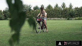 21 naturals - slim bombshell Wet Pussy gobbled to booty - then wrecked with Big Dick ass-fuck