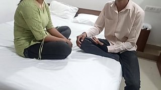 Stone paper scissor game Playing With her big Step sister Hard Fucked by step brother with Hindi audio