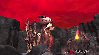 3DXPassion featuring princess's handjob smut