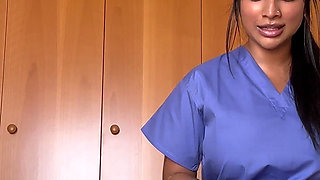 Big Ass Nurse Rides Her Patient's Cock When the Doctor Is Not There- Yasminakhan