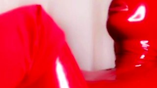 Stacked brunette goes solo toys and masturbation