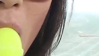Orient Glamour Scene-4 elegant Slim Asian Girl Fucking in Threesome with Sunglasses