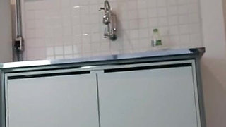 Naughty Brazilian Couple, Having Sex in the Kitchen, Interracial.