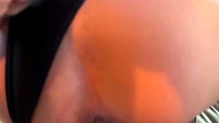 Hot brunette cristal cherry rides big cock in ass