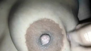 Indian girl Sakila homemade fuck with cucumber pressing her hairy pussy