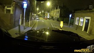Faux cab - gorgeous blonda offers her fit body for cabbie's elation and titty nails