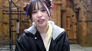 Japanese in uniform cock riding